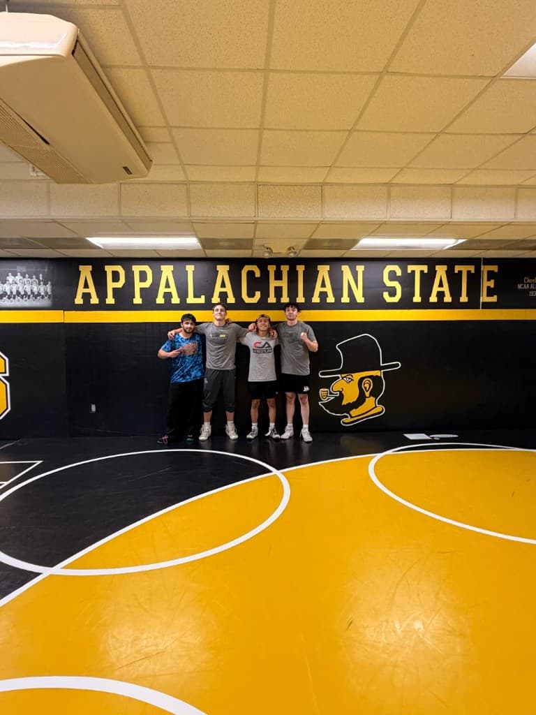 Athletes training at Appalachian State